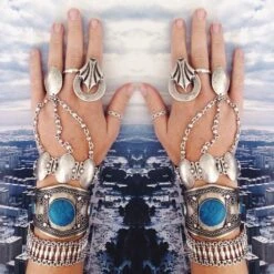 Albana Boho Slave Ring Cuff
