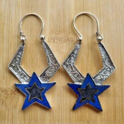 Silver Gypsy Tribal Hoop Earrings -Sparkle Jewelry Deals Store 20240107 134659