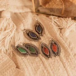 Tribal Drop Earrings - Lapis Stone 5 Tribal Drop Earrings - Lapis Stone -Sparkle Jewelry Deals Store 247A4950 2 adcba542 08b9 44c2 bcb3 8f68797793c9