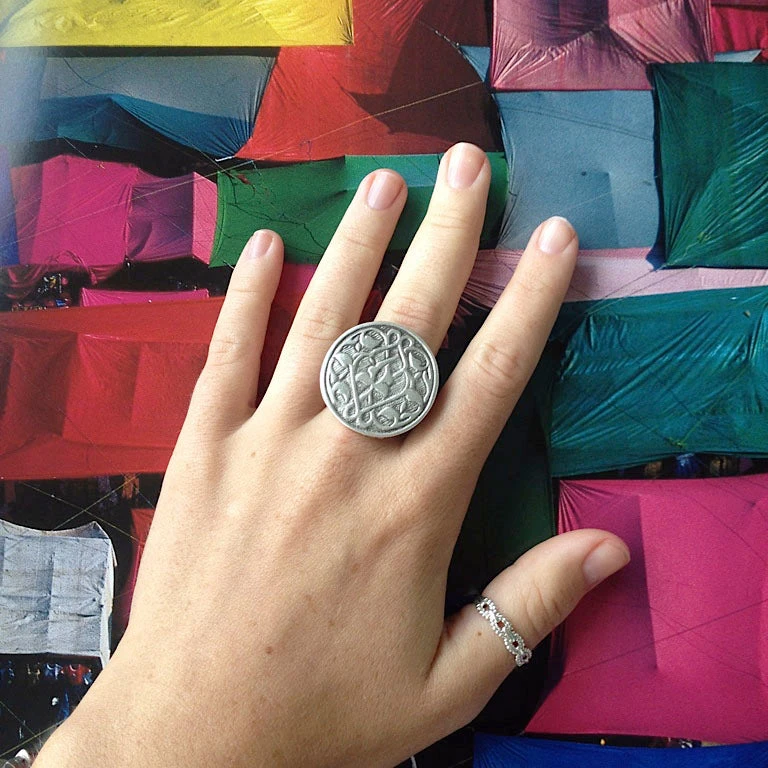 Anatolian Boho Ring - "Filigree" 2 Anatolian Boho Ring - "Filigree" - Image 2