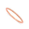 Turkish Sterling Silver Beaded Ring - Rose Gold Plated