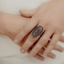 Anatolian Boho Ring - "Zambak" -Sparkle Jewelry Deals Store Bec ZambakRing1 2