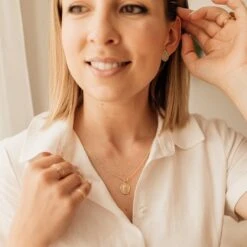 Double Sided Roman Coin Pendant - Sterling Silver -Sparkle Jewelry Deals Store DoublesidedRomanCoinPendant