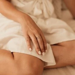 Golden Sunbeam Ring - Sterling Silver -Sparkle Jewelry Deals Store GoldenSunbeamRing1