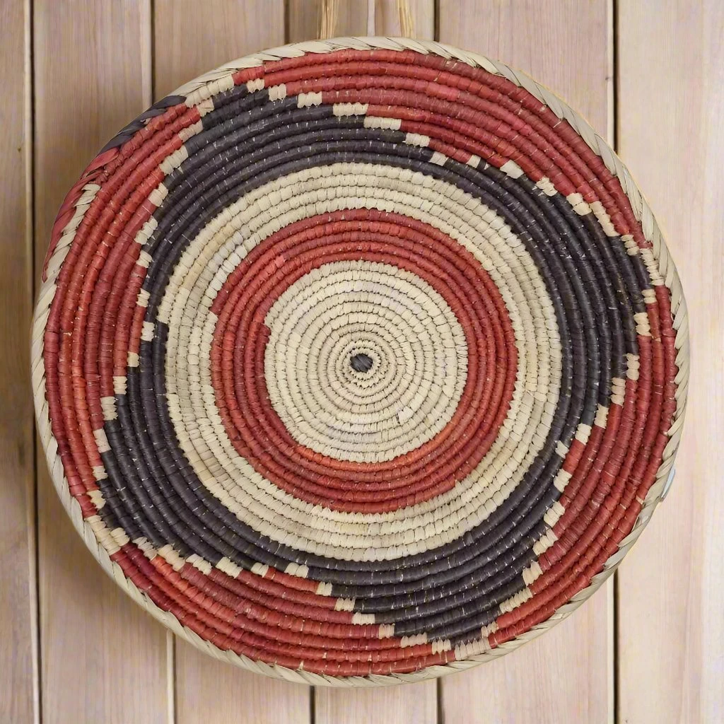 Handwoven Tribal Basket - Thunder 1 Handwoven Tribal Basket - Thunder