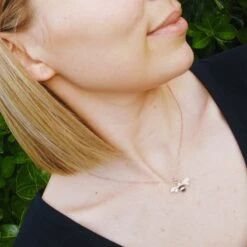 Honey Bee Pendant - Sterling Silver 5 Honey Bee Pendant - Sterling Silver -Sparkle Jewelry Deals Store HoneyBeeNecklace2