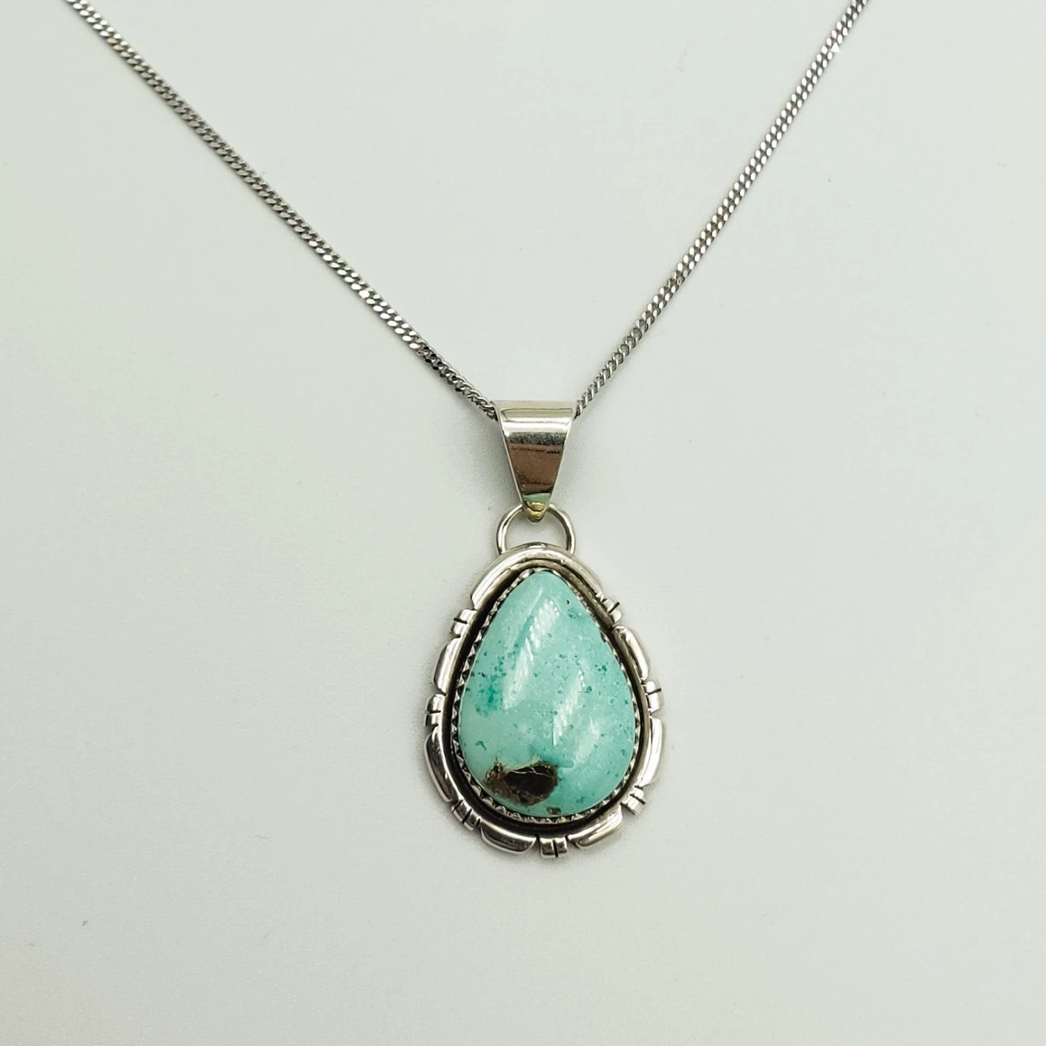 Blue Lagoon Navajo Boho Necklace 3 Blue Lagoon Navajo Boho Necklace - Image 3