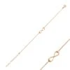 Infinity Boho Bracelet - Sterling Silver Rose Gold Plated