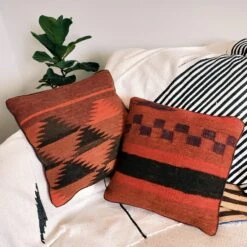 Handwoven Woollen Kilim Cushion Cover - Style 01 -Sparkle Jewelry Deals Store KilimCushio Sml