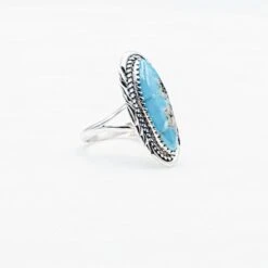 Earthly Navajo Sterling Silver Ring -Sparkle Jewelry Deals Store MoonbeamNavajoRingSide