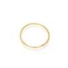 Sterling Silver Plain Ring - Plated In Rose Gold, Platinum And Gold
