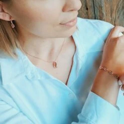 Cowrie Shell Pendant - Sterling Silver Gold Plated