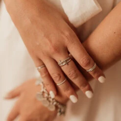 Sterling Silver Plain Ring - Plated In Rose Gold, Platinum And Gold -Sparkle Jewelry Deals Store SilverSunbeamRing1 540879d4 bcc1 4b0a 8e8a 5214af13c18c