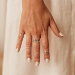 Turkish Sterling Silver Beaded Ring - Platinum Plated -Sparkle Jewelry Deals Store SilverSunbeamRing fd69204d 5d9a 49eb a7d0 fb6dc17211b7