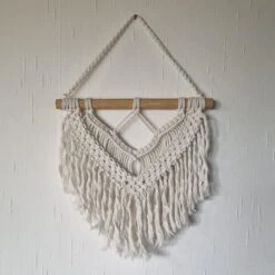 Indonesian Hand Knotted Macrame Wall Hanging (small)