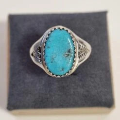 Turquoise Navajo Sterling Silver Rings
