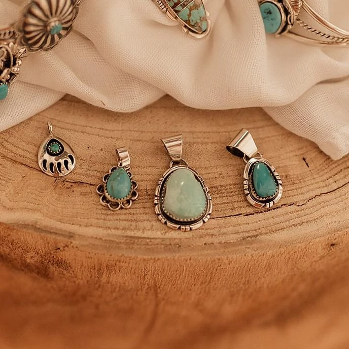 Blue Lagoon Navajo Boho Necklace 2 Blue Lagoon Navajo Boho Necklace - Image 2