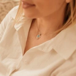 Turquoise Rose Gold Sun Pendant - Sterling Silver -Sparkle Jewelry Deals Store TurquoiseRoseGoldSunPendant1