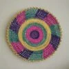 Vibrant Handwoven Tribal Basket (Small)