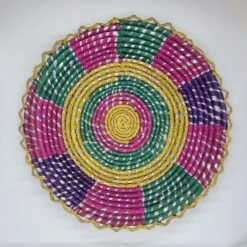 Vibrant Handwoven Tribal Basket (Small) 7 Vibrant Handwoven Tribal Basket (Small) -Sparkle Jewelry Deals Store Vibrant Handwoven Tribal Baskets3