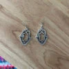 Anatolian Boho Earrings - "Hamsa Shield"