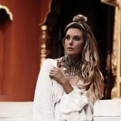 Afghan Kuchi Tribal Fish Choker - (misfit 2) -Sparkle Jewelry Deals Store fish choker arrow ring 1