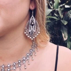 Anatolian Boho Earrings - "Labyrinth"