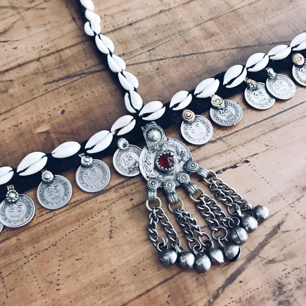 Cowrie Shell & Coins Headpiece 3 Cowrie Shell & Coins Headpiece - Image 3