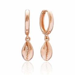 Rose Gold Cowrie Shell Bundle -Sparkle Jewelry Deals Store rosegoldearrings