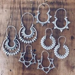 Circle Tribal Hoop Earrings -Sparkle Jewelry Deals Store tribal hoop earrings photo 2 2459d0ee 4e15 4b7a 9106 5ebc5fecdb60